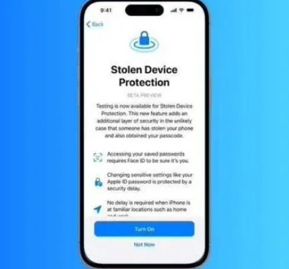 万年苹果授权维修店分享被盗设备保护功能开启方法 