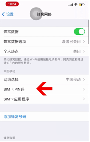 万年苹果14维修网分享如何给iPhone14的SIM卡设置密码 