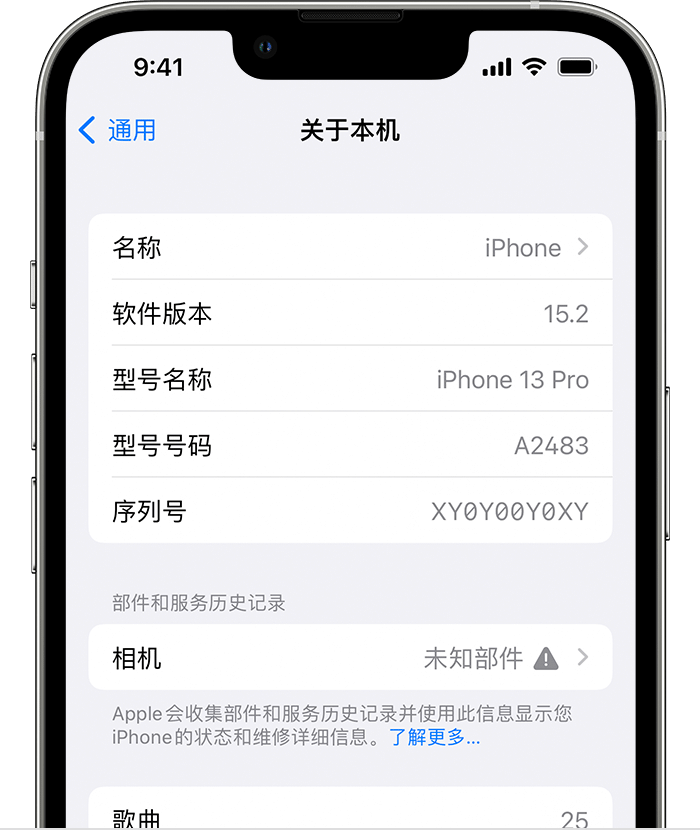 万年苹果维修分享iPhone 出现提示相机“未知部件”是什么原因？ 